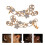 2 Pares De Pendientes Para Mujer, Sin Perforar Con Diamantes 11