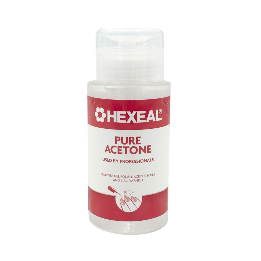Hexeal 99.5% Acetone 200Ml Â For Gel, Nail Polish & Acrylic Removal
