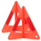2 Ensembles Kit Routière Triangle Réfléchissant Plastique 1
