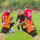 1Par Guantes Protección Látex PU Transpirables 3