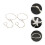 2 Pezzi Caviglia Elastica Per Sposa 5