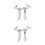 Clip Per Orecchie Foro Con Nappina 5