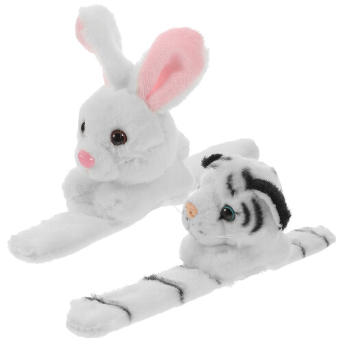 2 Peluche A Scatto Morbido Animale 2