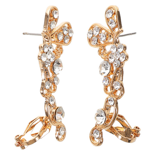 5 Paires De Boucles D'oreilles En Pour Non Percées 2