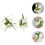 1 Conjunto De Boutonnière E Braçadeira Artificial Para 7