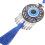Blue Evil Eye Bilhängning I Legering Med Fransar 8