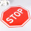 Stop Traffic Gata Säkerhetsskylt Varning Meddelande Vägskylt 8