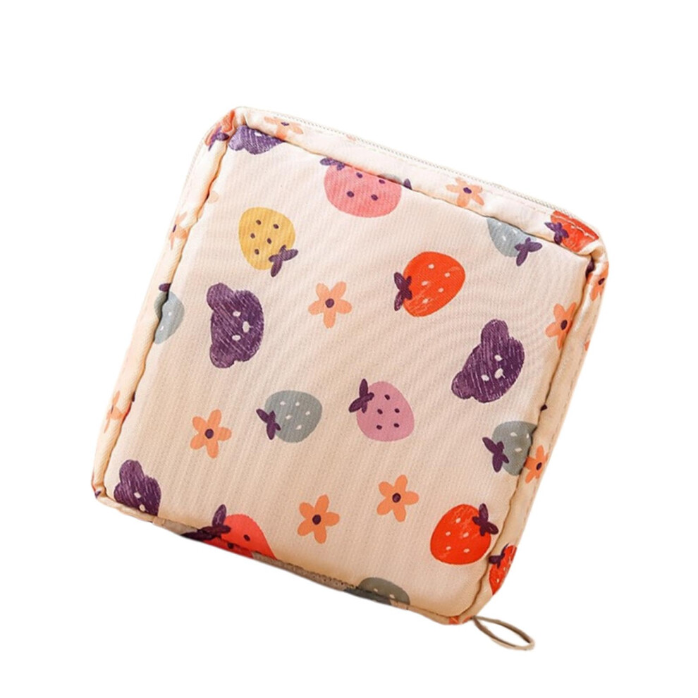 Printed Sanitary Napkin Storage Bag Portable Reusable Small For Women And Girls