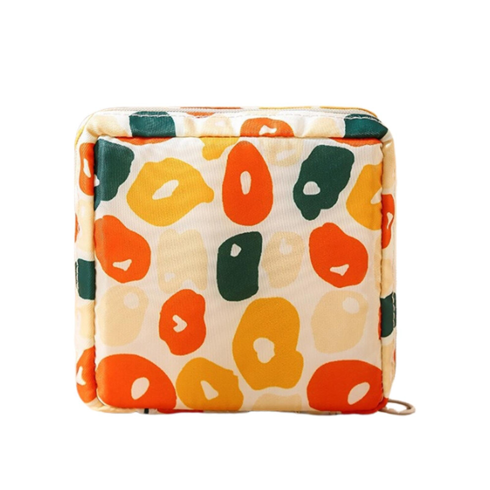 Printed Sanitary Bag Menstrual Pouch Reusable Menstrual Kit Bag Small Size Sanitary Napkin Storage Bag Cute Design