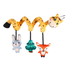 Car Seat Toys High Contrast Soft Crib Mobile Toy With Rattle For Visual Stimulation Toddler Entertainment