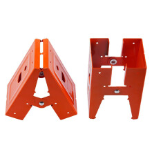 Professional Sawhorse Brackets Metal Workbench Clamp No Tool Required Visible Alignment Holes Not Slip Grooves