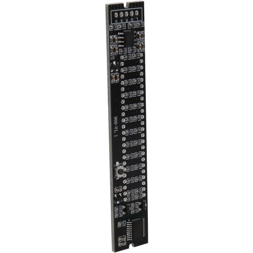 Mini Dual 12 Level Indicator LED Light Bar VU Meter Stereo Amplifier Board With Model A Adjustable Light Speed 1