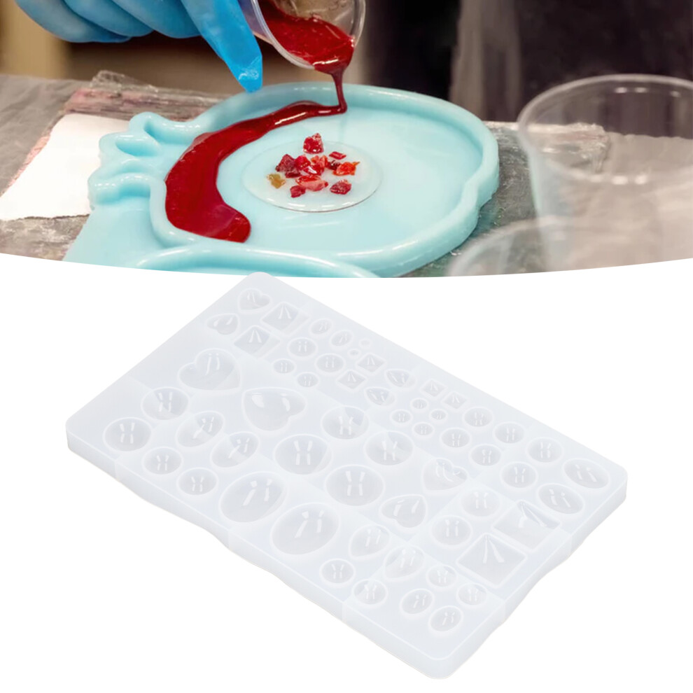 Heart-Shaped Silicone Mould, 16X25.5cm, Reusable For Cake & Chocolate 6911357344454