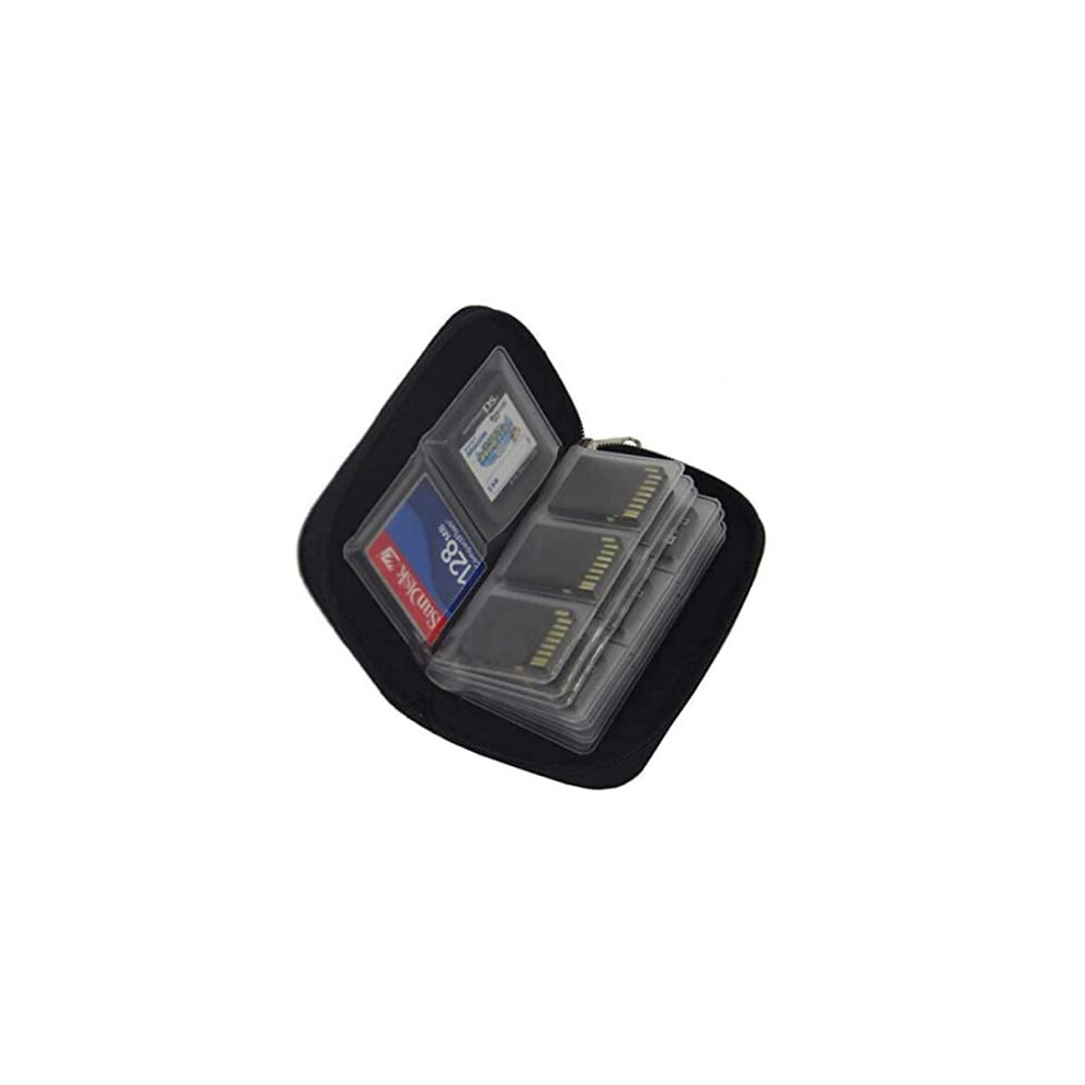Sd Card Case For Sdhc Mmc Cf Micro Sd Memory Cards, Zipper Pouch Carrying Case, Protective Holder Wallet 9084446726565