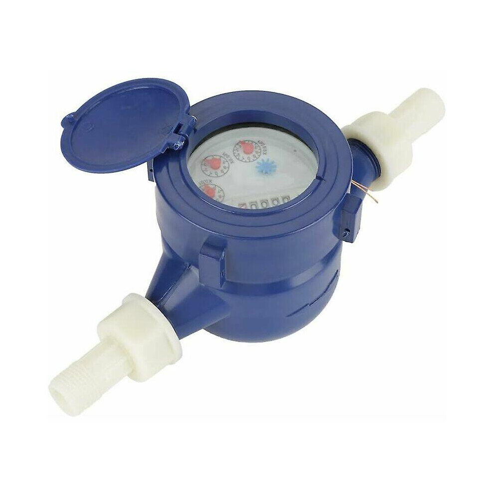Kikidex (As Show, One Size) Cold Water Meter For Home And Garden, Allowing Water Flow To Be Measured Accurately.