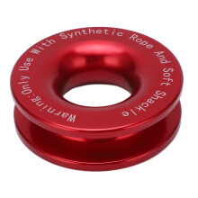 High Strength Recovery Ring 41000lbs for Soft Shackles 7/16in to 1/2in Red
