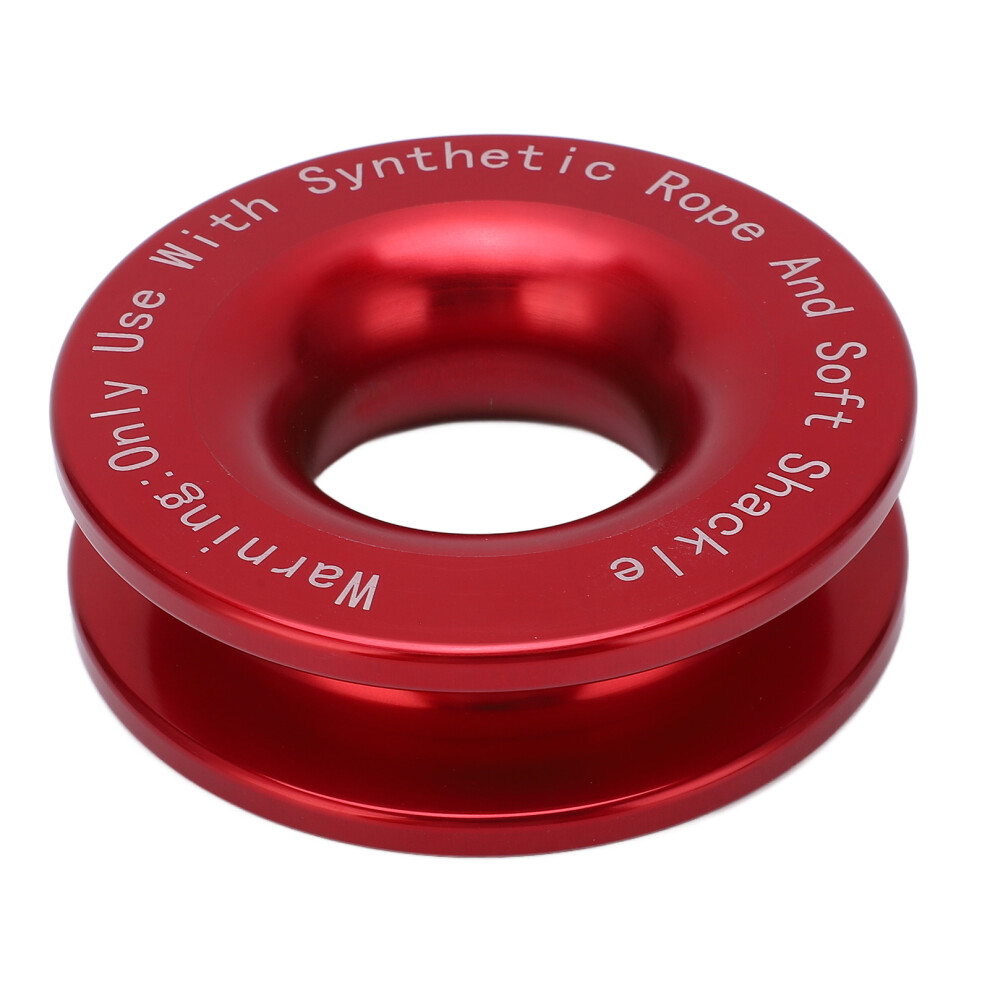 High Strength Recovery Ring 41000Lbs For Soft Shackles 7/16In To 1/2In Red 4651357345328