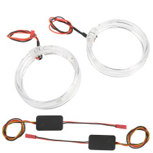 2 Stück LED Angel Eyes Halo-Ring 5W 80mm/65mm gelb