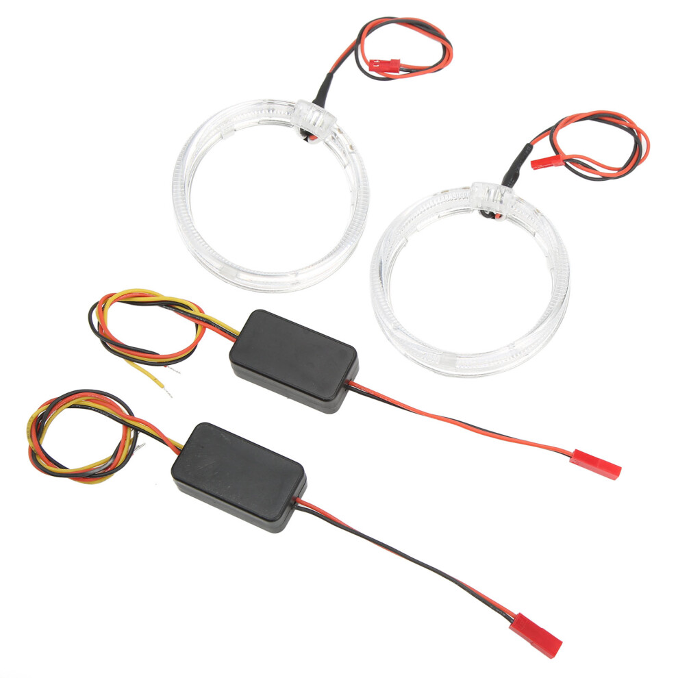 2Pcs Led Angel Eyes Halo Rings 80Mm For Cars 9Â36V Purple 4651357346080