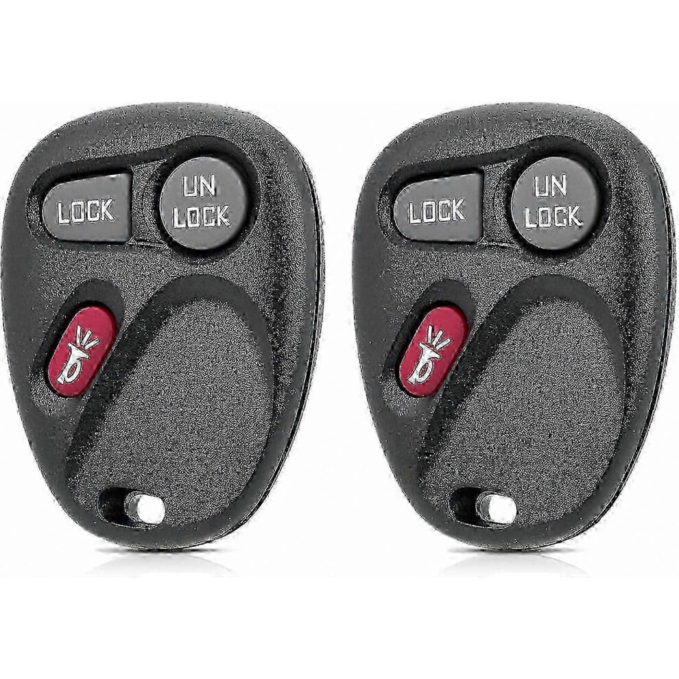Kikidex (As Show, One Size) Key Fob Replacement For 2001-2002 Chevy Silverado Suburban Avalanche S10 Cadillac Escalade