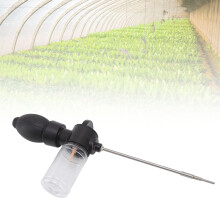Easy-to-Clean Pest Control Bulb Duster with 3 Nozzles for Home & Garden