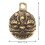 2 Pièces Pendentif Laiton Chinois Pour Collier De Clé 11