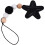 2 Pezzi Portachiavi Peluche in Silicone con Perline 1