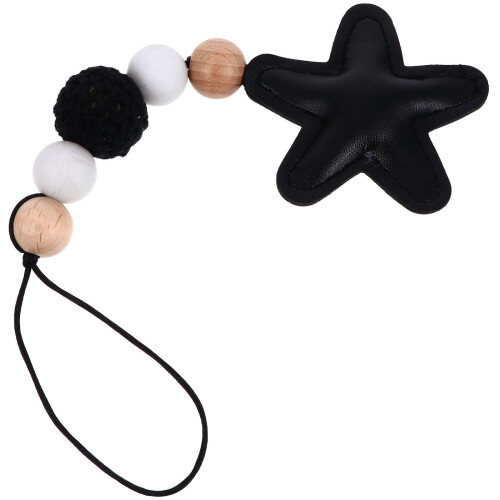 2 Pezzi Portachiavi Peluche in Silicone con Perline