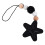 2 Pezzi Portachiavi Peluche in Silicone con Perline 2