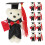 9 Peluche Con Cappello, Morbido 10