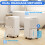 Homcom HOMCOM 10L/Day Protable Quiet Air Dehumidifier with Purifier, Timer, 5 Modes 9