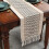 Table Runner With Tassels Black For Table Decor 1pack 8