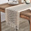 Table Runner With Tassels Black For Table Decor 1pack 2