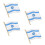 4 Unidades Flag Pins De Broches Nacionais 10