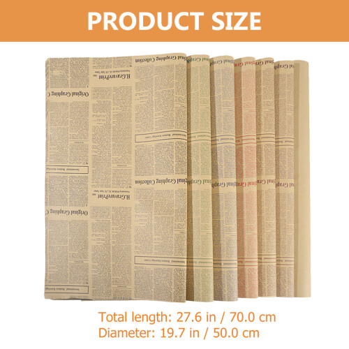 20 Folhas Papel Presente Vintage Floral Para 2