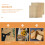 20 Folhas Papel Presente Vintage Floral Para 10