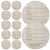 36 Pcs Sinal De Anúncio Infantil Nome Bebê Redondo 1