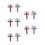 10 Unidades Broche De Comunhão Para Masculina Religioso 8