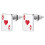 Um Par De Brincos De Pérola Com Modelagem Poker Para Meninas 1