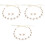 3Pcs Conjunto De Faixa E Com 3