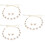 3Pcs Conjunto De Faixa E Com 7