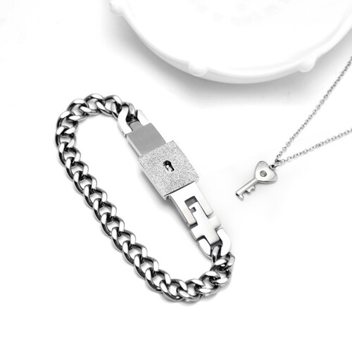 2 Unidades Conjunto Pulseiras E Colares Fechos Para Casais