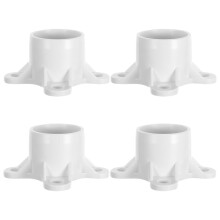4Pcs Acessórios PVC Tubo Com Flange E Para