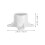 4Pcs Acessórios PVC Tubo Com Flange E Para 2
