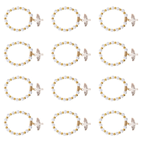 12Pcs Barn Dop Armband Klockor Handkedjor