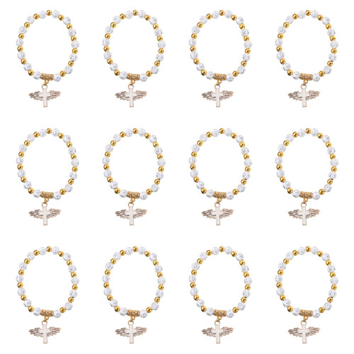 12Pcs Barn Dop Armband Klockor Handkedjor 1