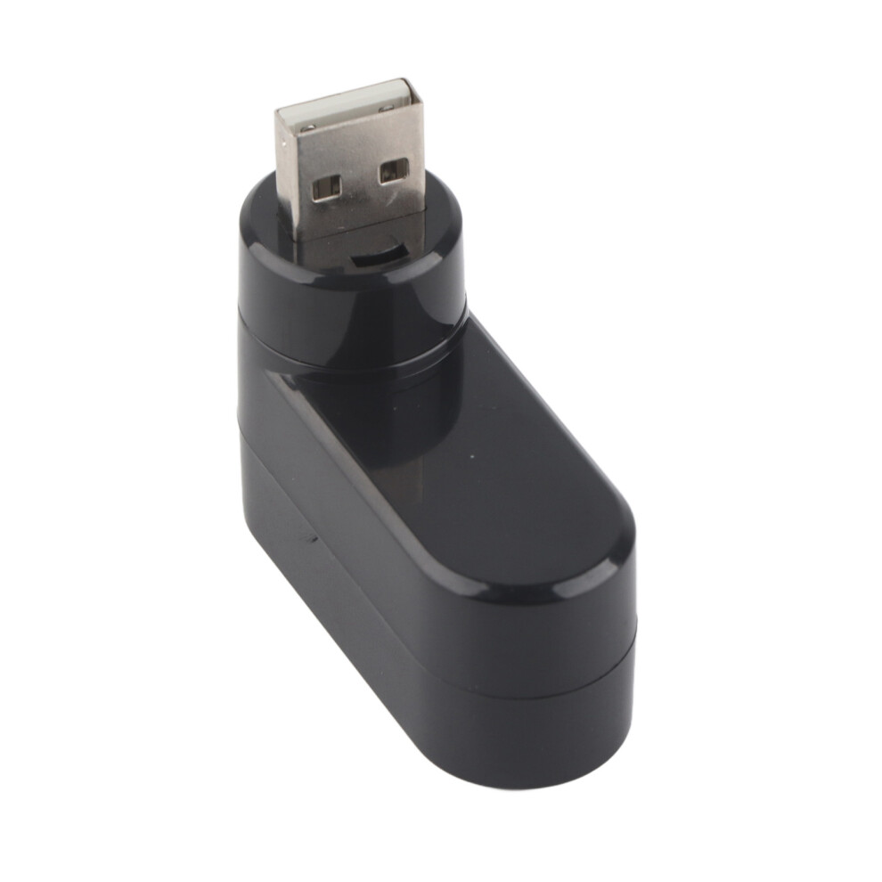Travel-Friendly Usb 2.0 Docking Hub 3 Port Splitter With 180 Rotation 8761357349052