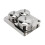 Nagelpulverhalter aus Edelstahl, verdickend, 9