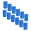 12Pcs Elastic Self Adhesive Bandage for Animals 10cm Blue 1