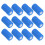 12Pcs Elastic Self Adhesive Bandage for Animals 10cm Blue 15
